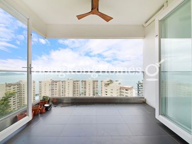 Balcony off Living and Dining Room