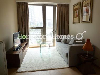 Living Area with Balcony