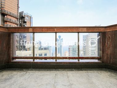 Balcony off living & dining room