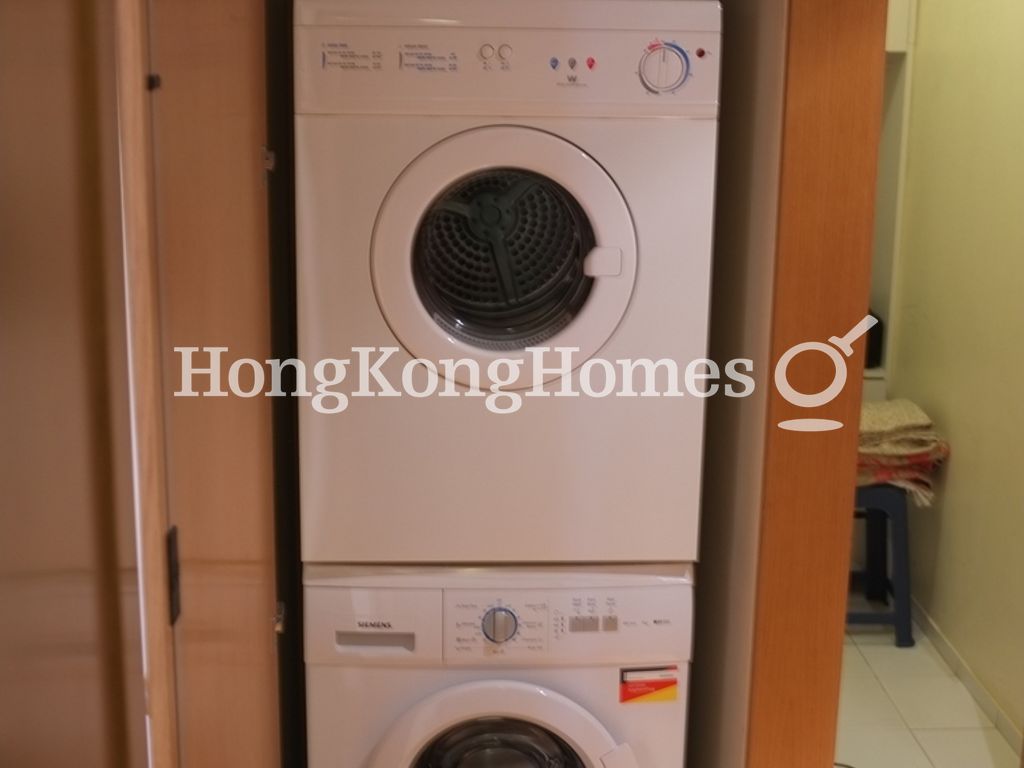 Washer and Dryer in Open Kitchen