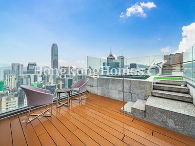 Private Terrace off Living and Dining Rm