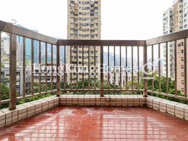 Balcony off Living and Dining Room