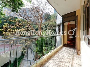 Balcony off Living and Dining Room