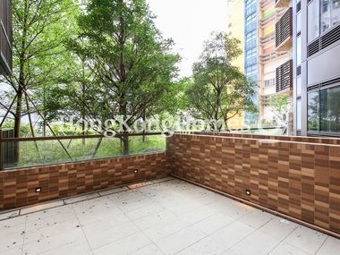 Private Terrace off Kitchen