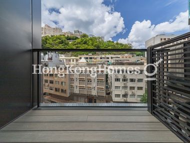 Balcony off living room