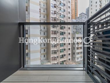 Balcony off living room