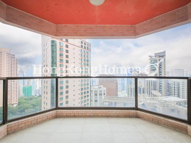 Balcony off Living and Dining Room