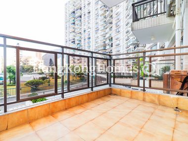 Balcony off Living and Dining Room