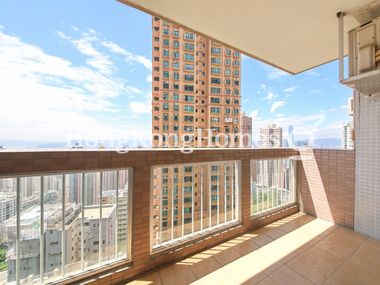 Balcony off Living and Dining Room