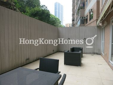 Private Terrace off Living & Dining Room