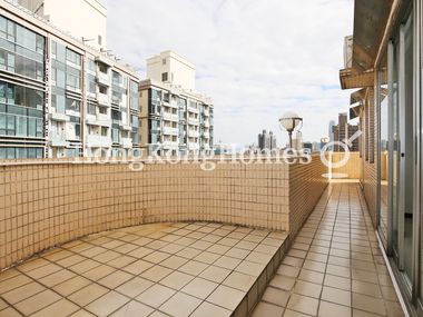 Balcony off Living and Dining Room