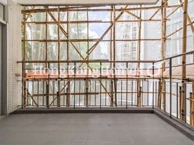 Balcony off living room