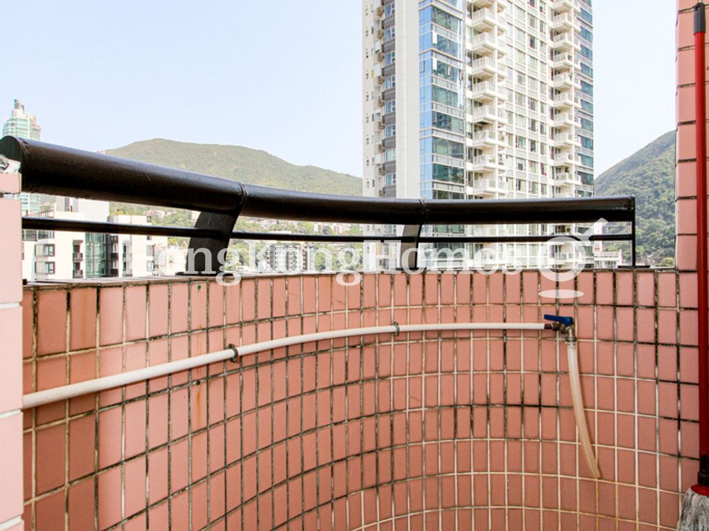 Balcony off guest bathroom
