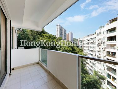 Balcony off Living and Dining Room