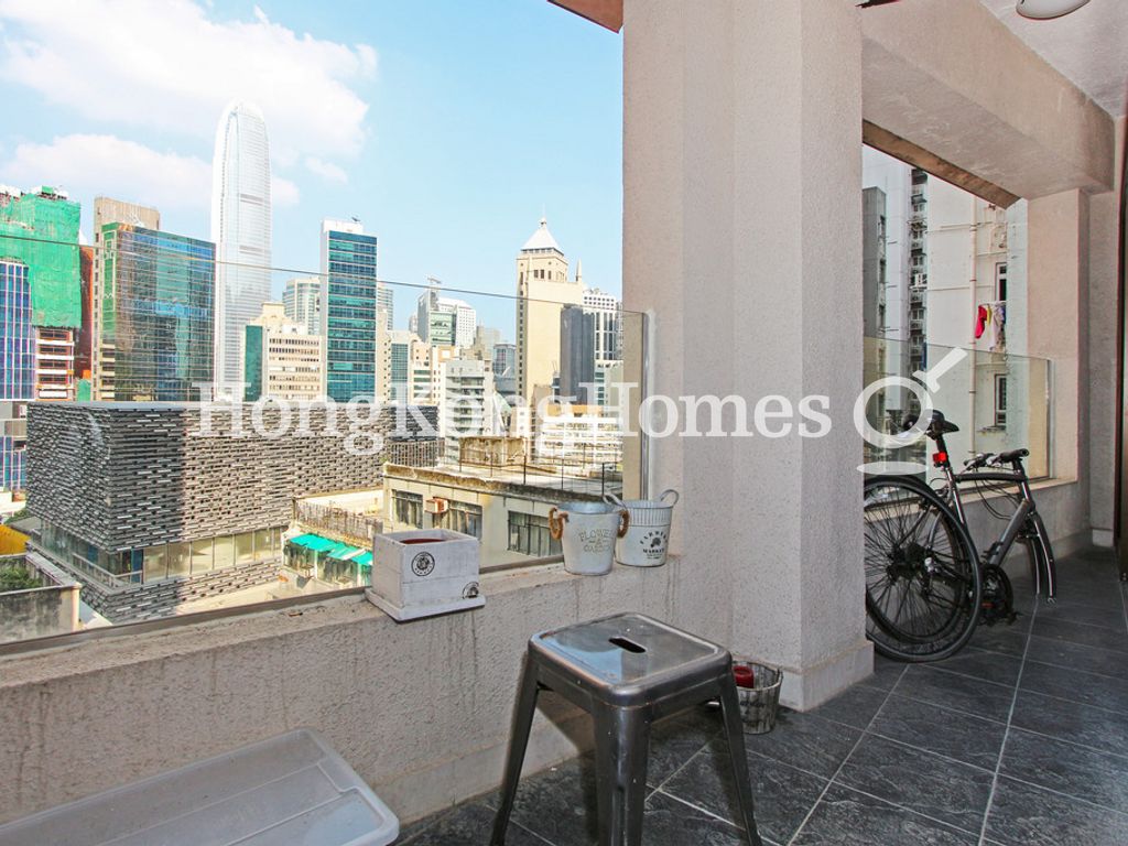 Balcony off the living room