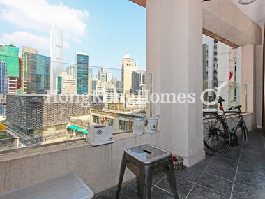 Balcony off the living room