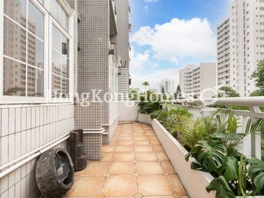 Private Terrace off Living & Dining Room