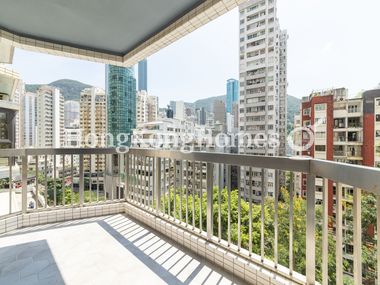 Balcony off Living and Dining Room