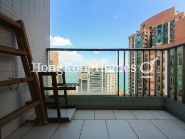 Balcony off Living and Dining Room