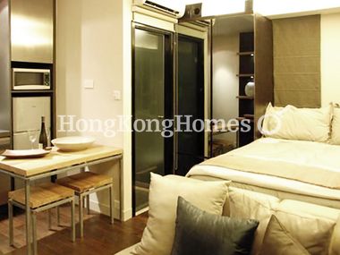 Open Kitchen and Sleeping Areas